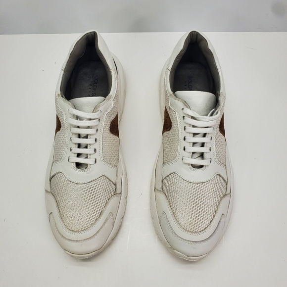 Bolongaro Trevor Sneakers Men's Size 10 Shoes 44 EU White 4267 - Picture 2 of 14